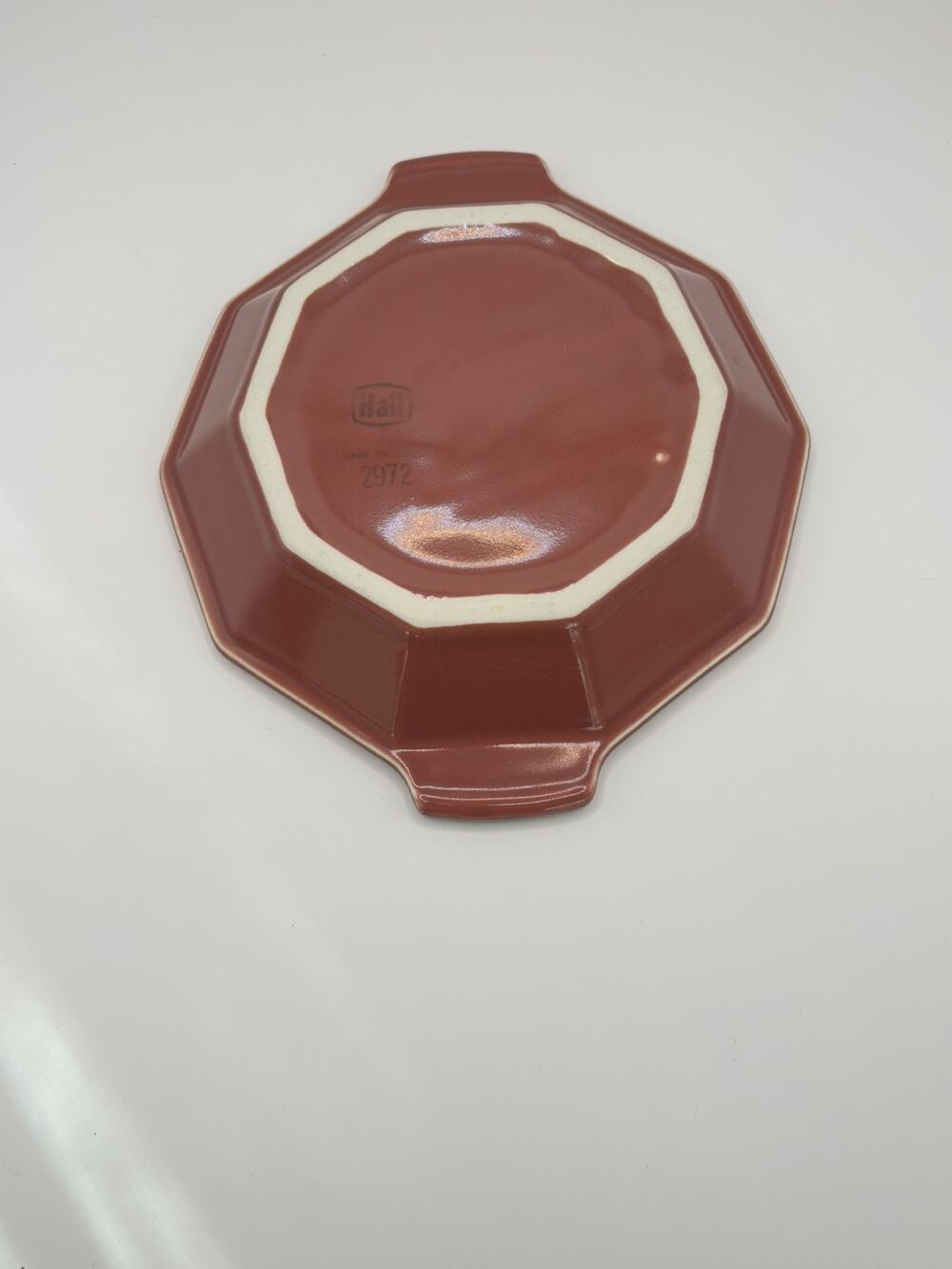 Vintage Hall 2972 USA Pottery 7" Round Pie Plates / Baking Dishe